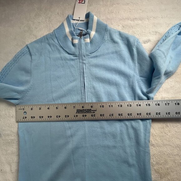 Cutter & Buck Women's Lakemont Tipped Half Zip Pullover Sweater XS Stretch New - Picture 6 of 7